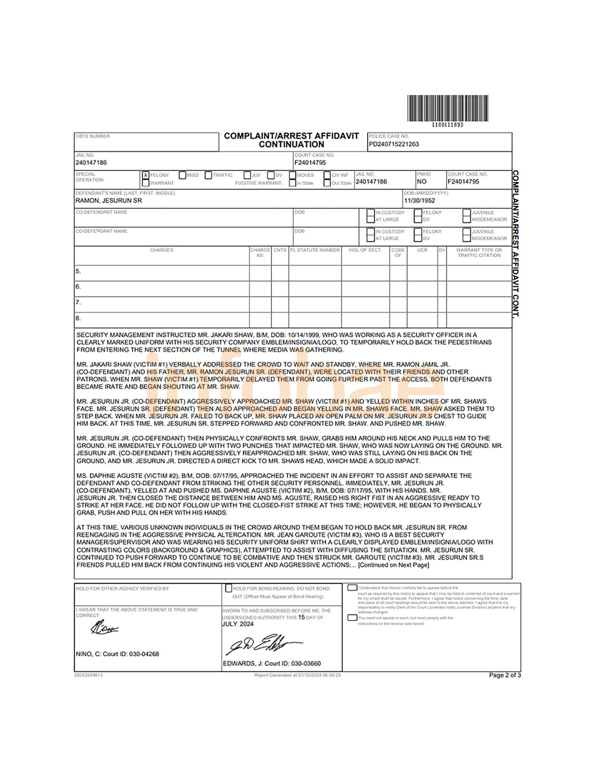 Ramón Jesurún documento 3