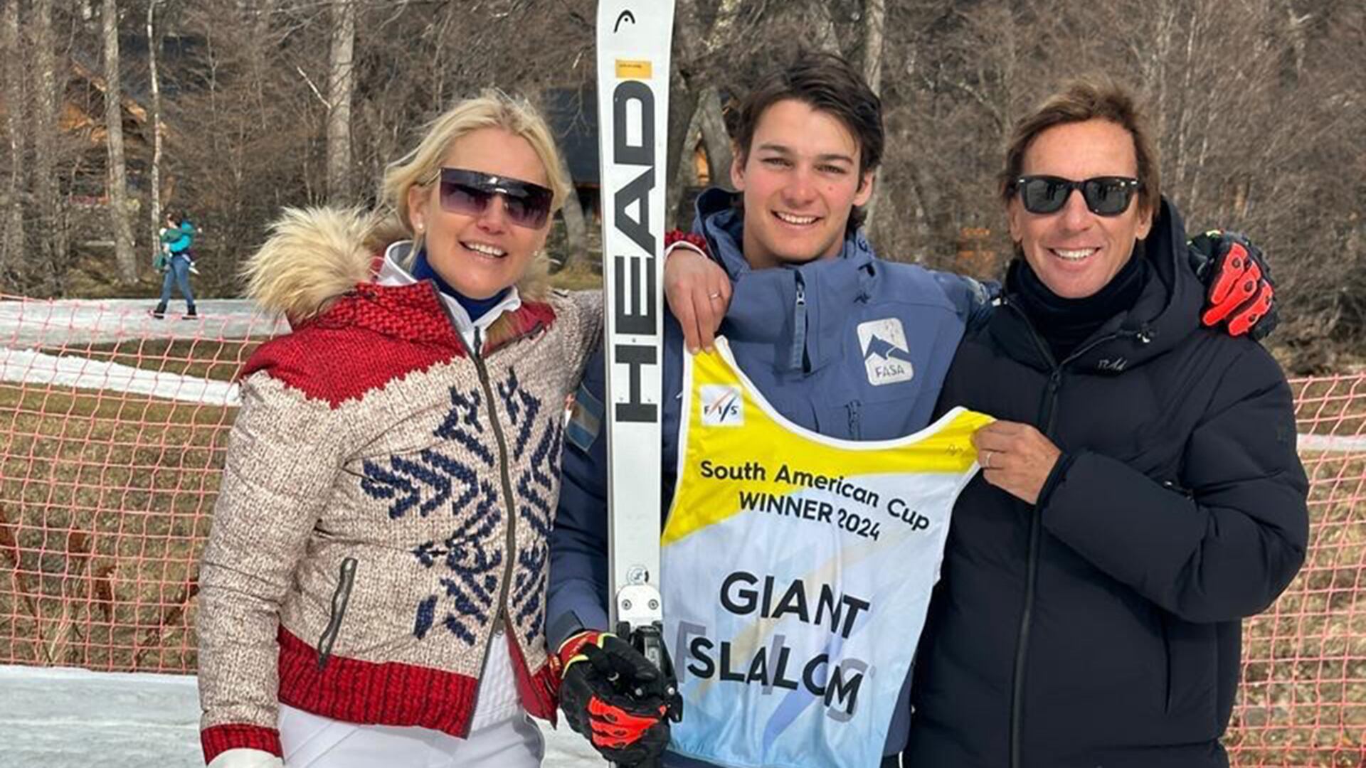 Tiziano Gravier se consagró Campeón Sudamericano 2024 de esquí alpino