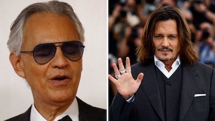 Andrea Bocelli cantará junto a Johnny Depp en un concierto especial