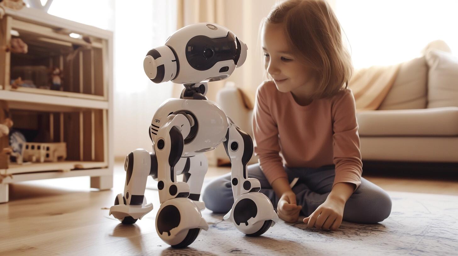 Robot en forma de perro diseñado para actuar como una mascota, utilizando inteligencia artificial para interactuar de manera realista y afectiva. Esta imagen refleja cómo la robótica y la AI están remodelando la idea tradicional de compañía, aportando soluciones innovadoras para aquellos que buscan un amigo no humano. El perro robot simboliza un avance significativo en la integración de la tecnología en la vida diaria y en la evolución de las mascotas del futuro. (Imagen ilustrativa Infobae)