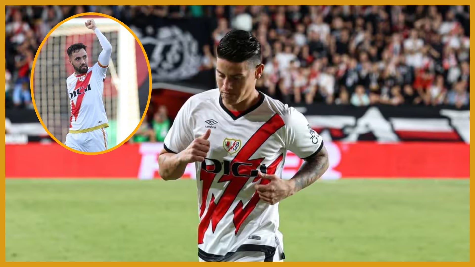 Compañero del Rayo Vallecano hizo un particular halago al colombiano: “No hace falta que James nos demuestre nada”