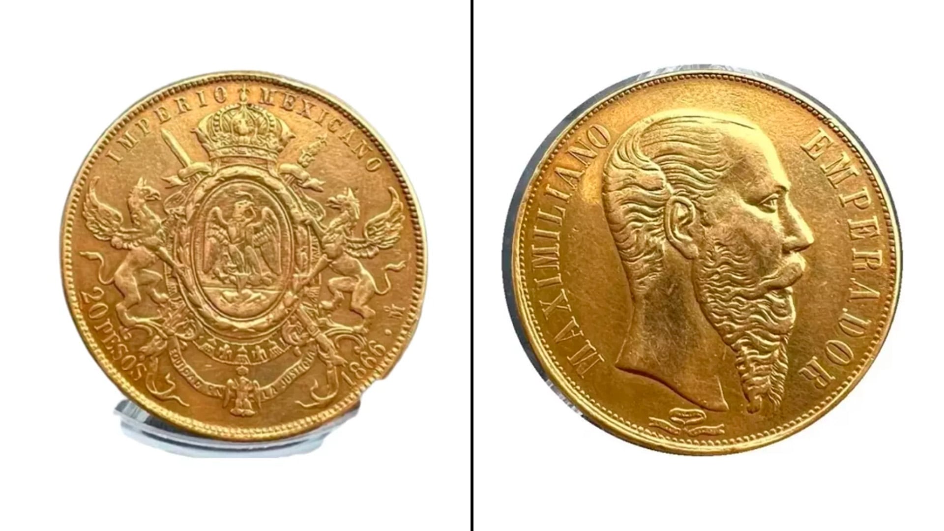 Este es el valor de la moneda de Maximiliano de Habsburgo