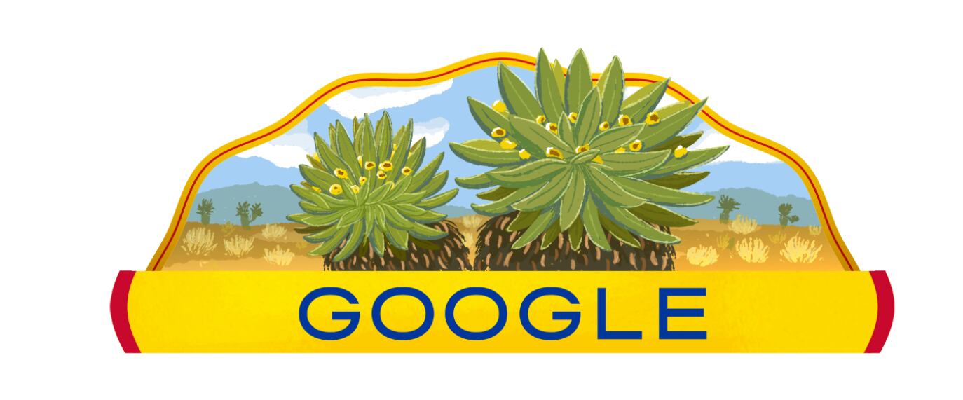 En 2023, Google visibilizó los frailejones para la Independencia de Colombia. (Google)