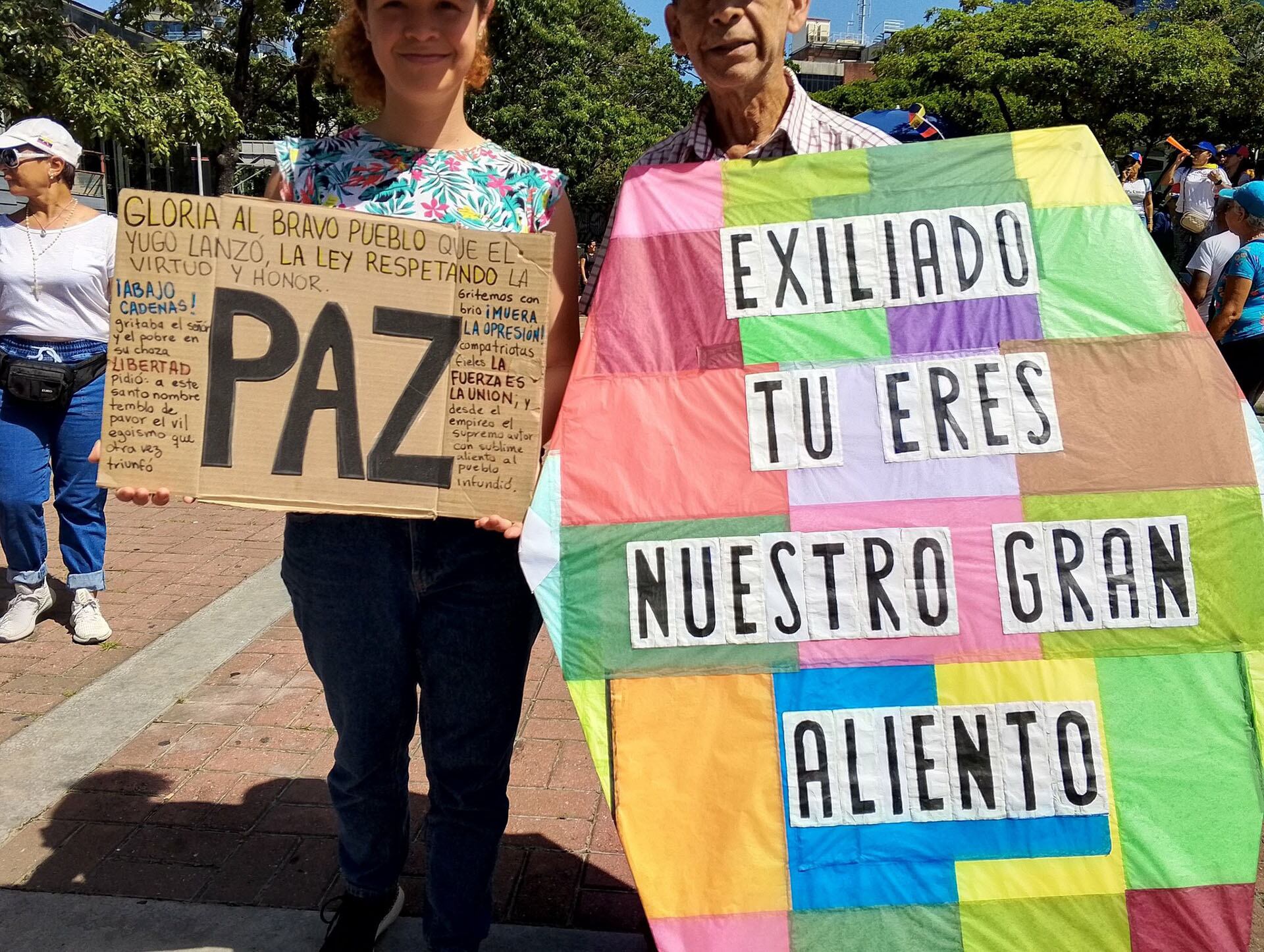 Los venezolanos protestan en las calles del país