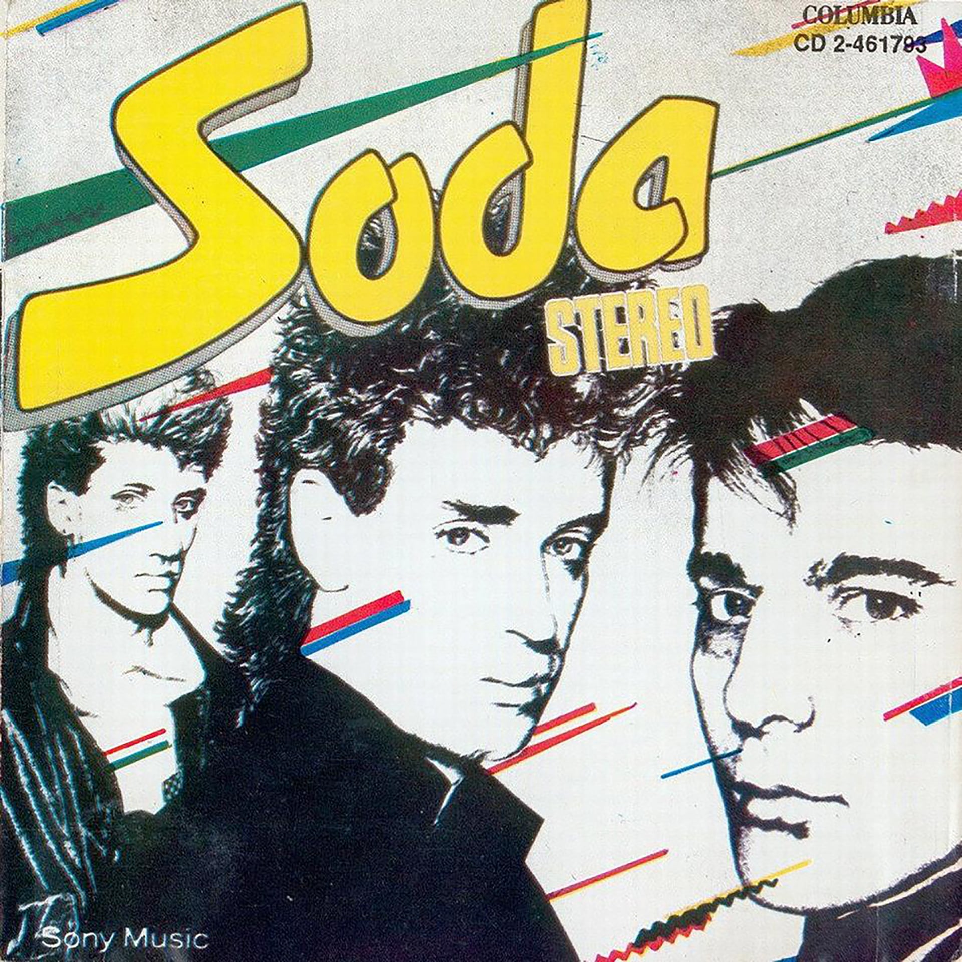 La tapa del debut de Soda Stereo, diseñada por Alfredo Lois