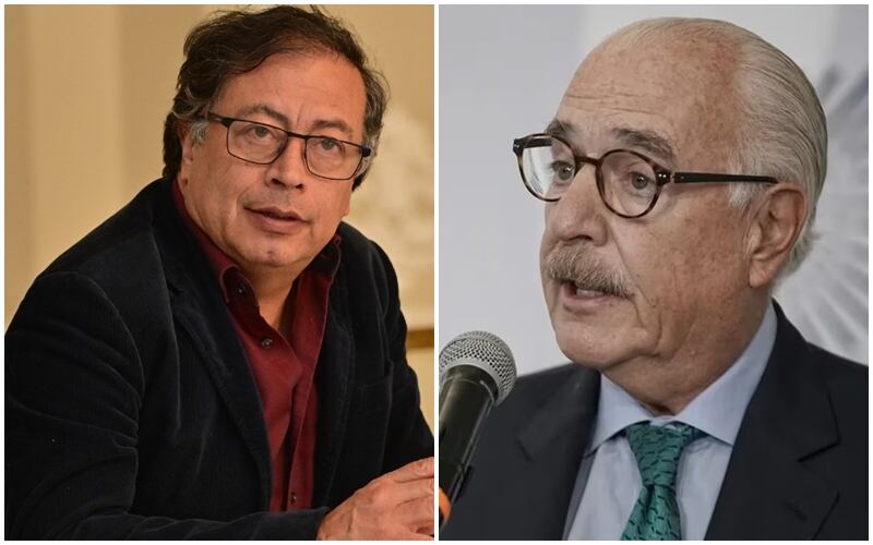 Gustavo Petro y Andrés Pastrana