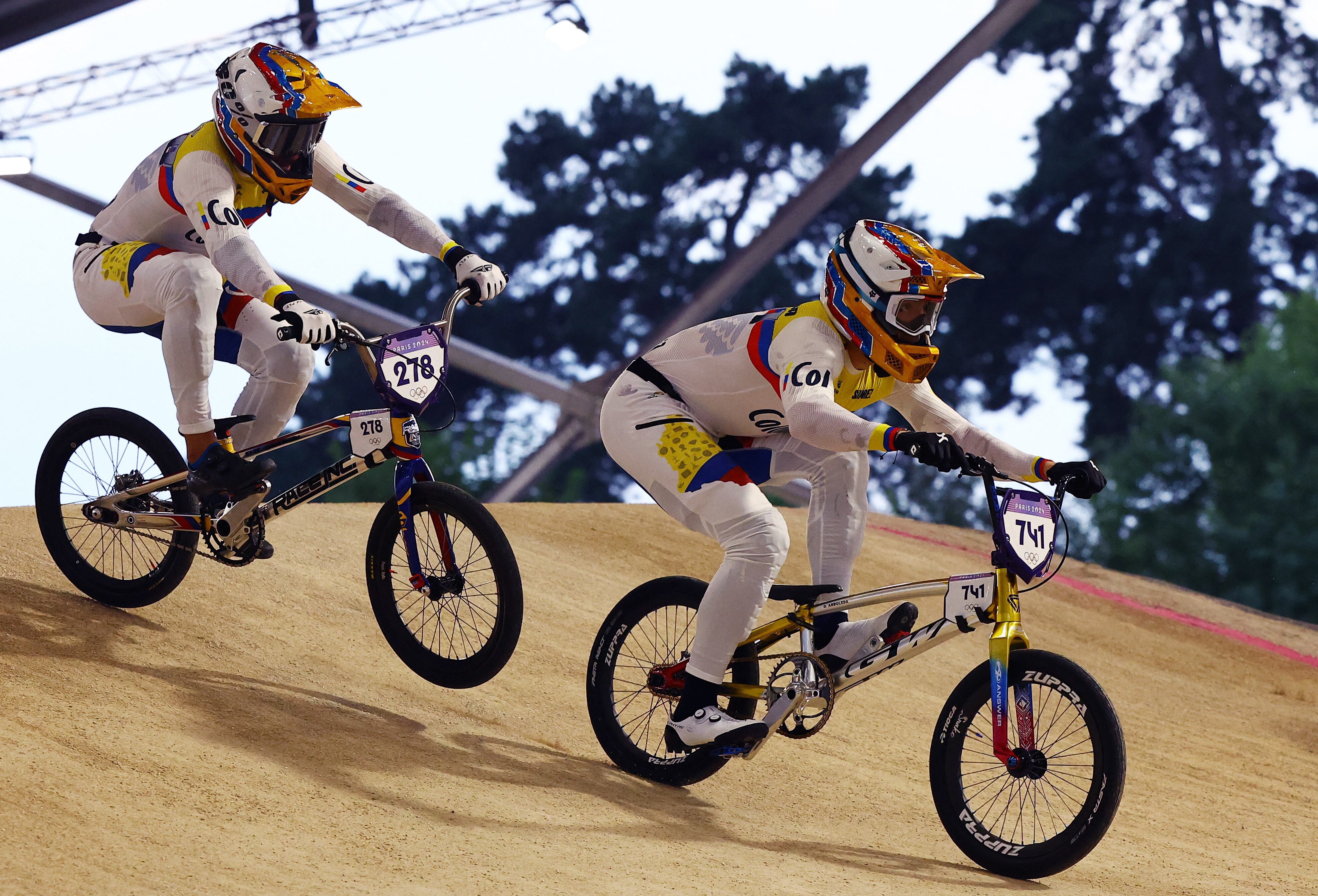 Carlos Ramírez y Diego Arboleda en competencia - crédito Agustin Marcarian / REUTERS 