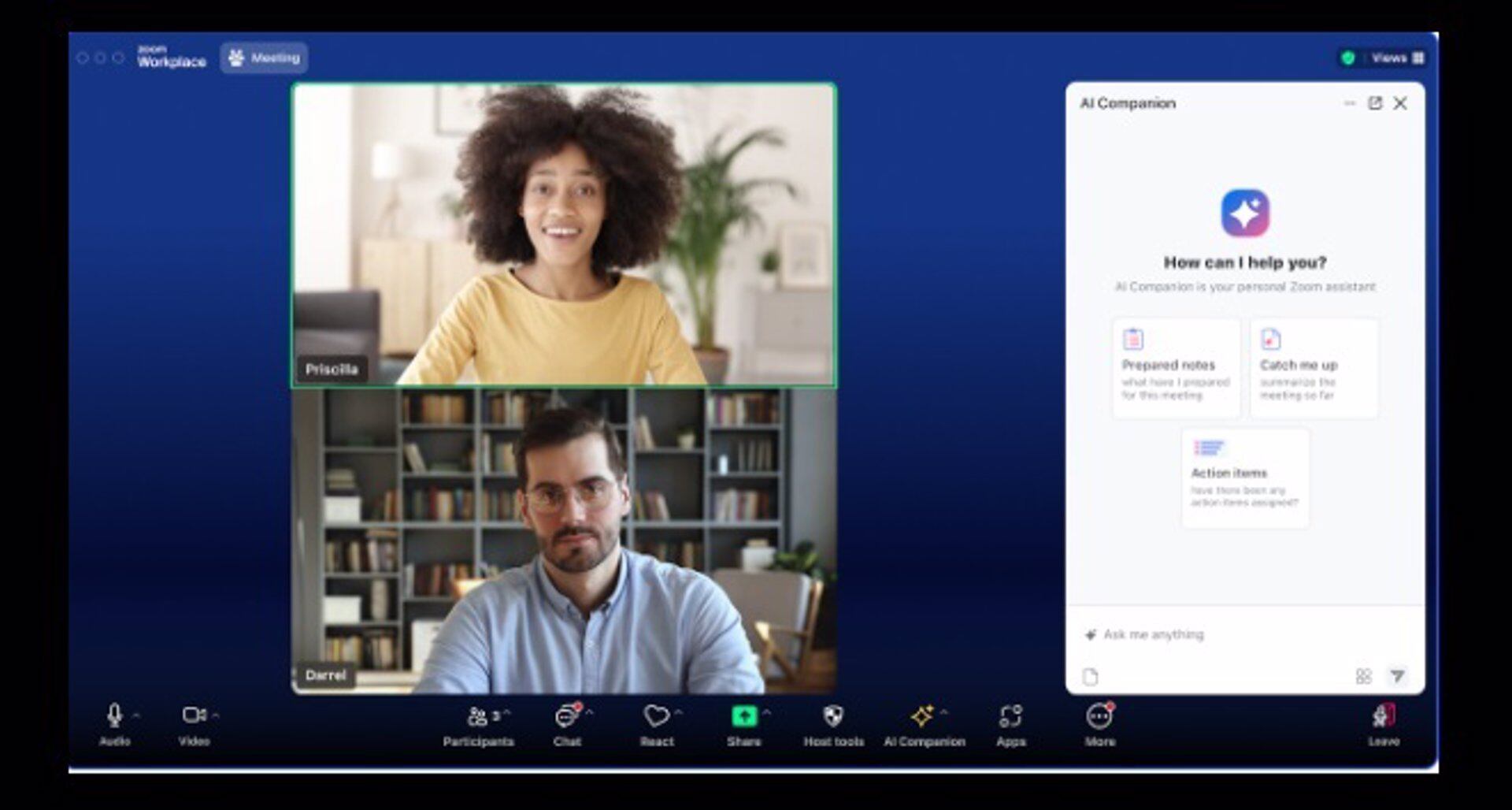 Zoom Team Chat añade una barra lateral para hacer más eficiente la colaboración