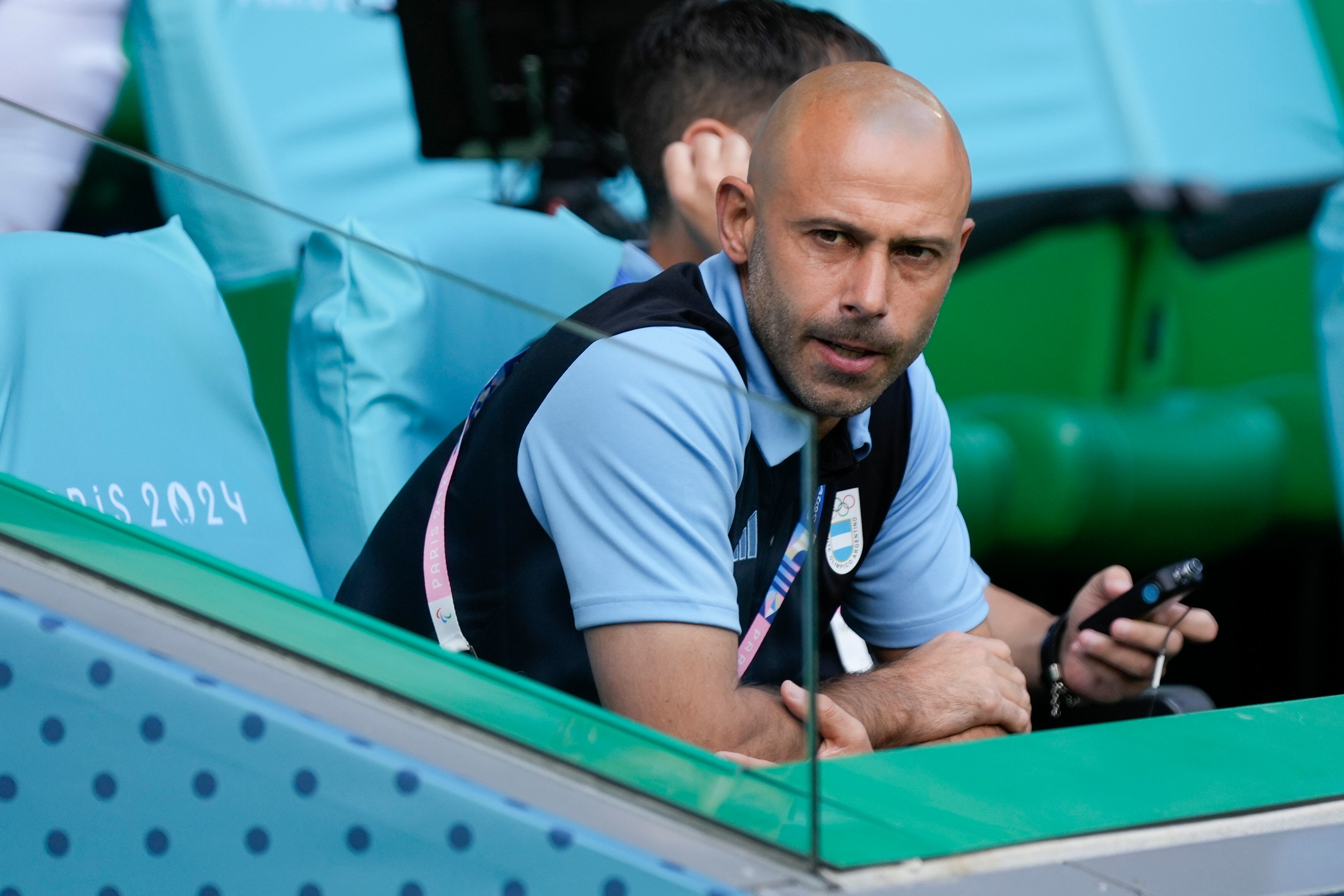 Mascherano sueña con colgarse otra medalla dorada en París 2024: esta vez como DT (Foto/Silvia Izquierdo)