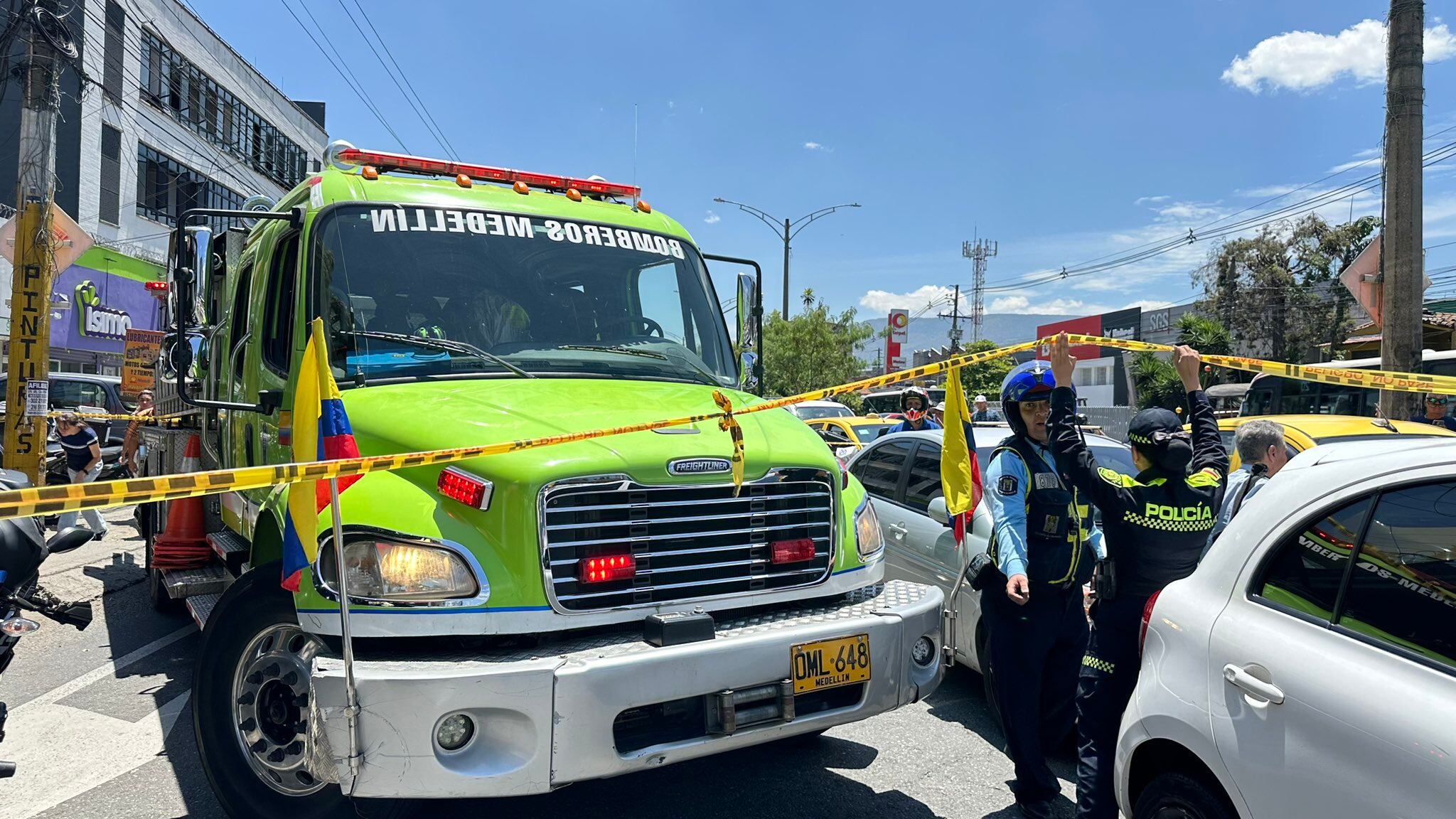 Grave accidente de tránsito en Medellín