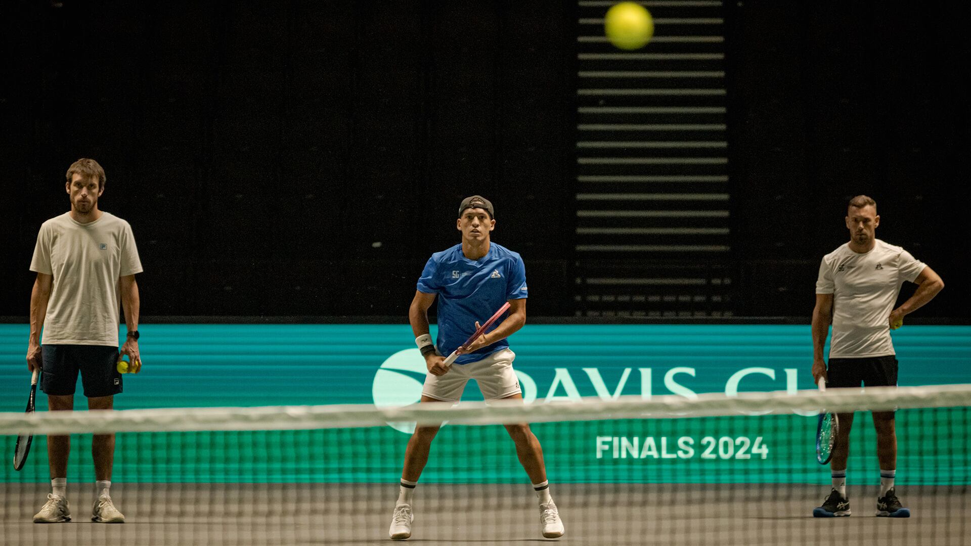 Sebastián Báez y Leonardo Mayer - Manchester - Copa Davis 2024