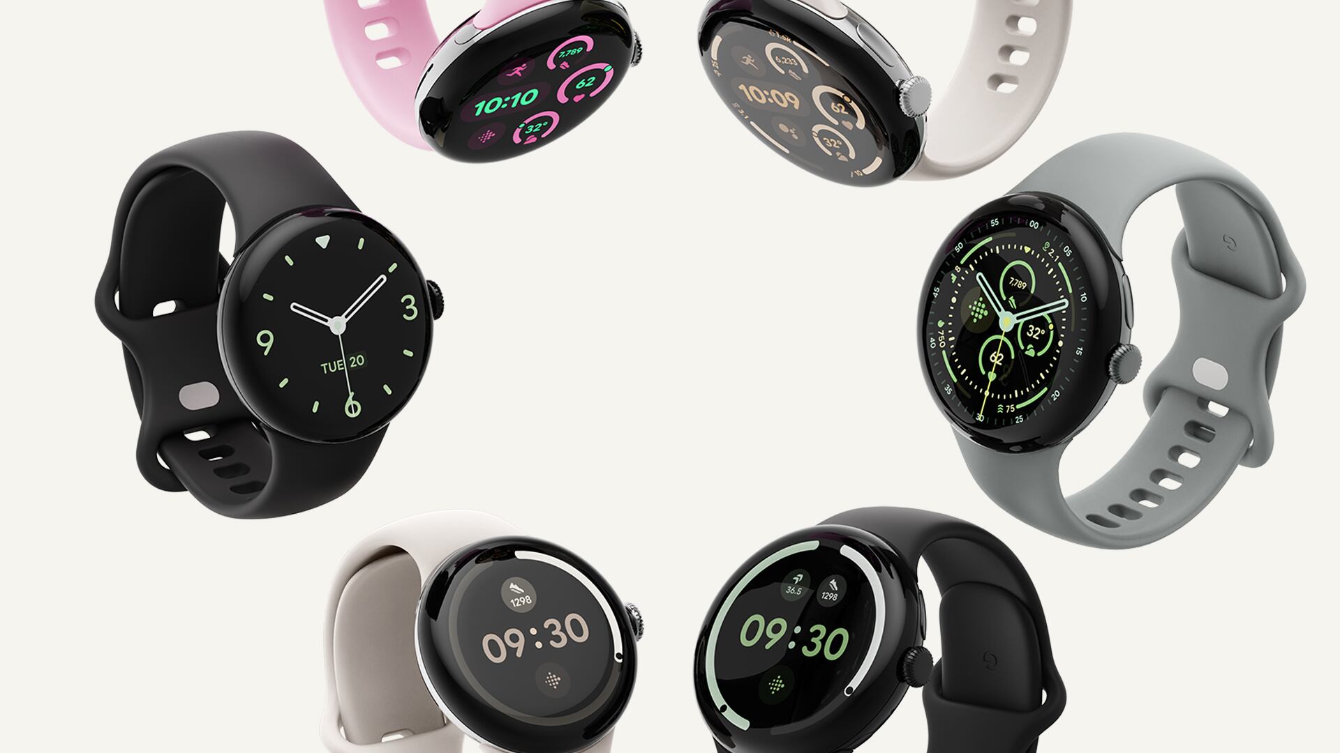 El nuevo Pixel Watch 3 viene en dos tamaños: 41 mm y 45 mm. (Google)