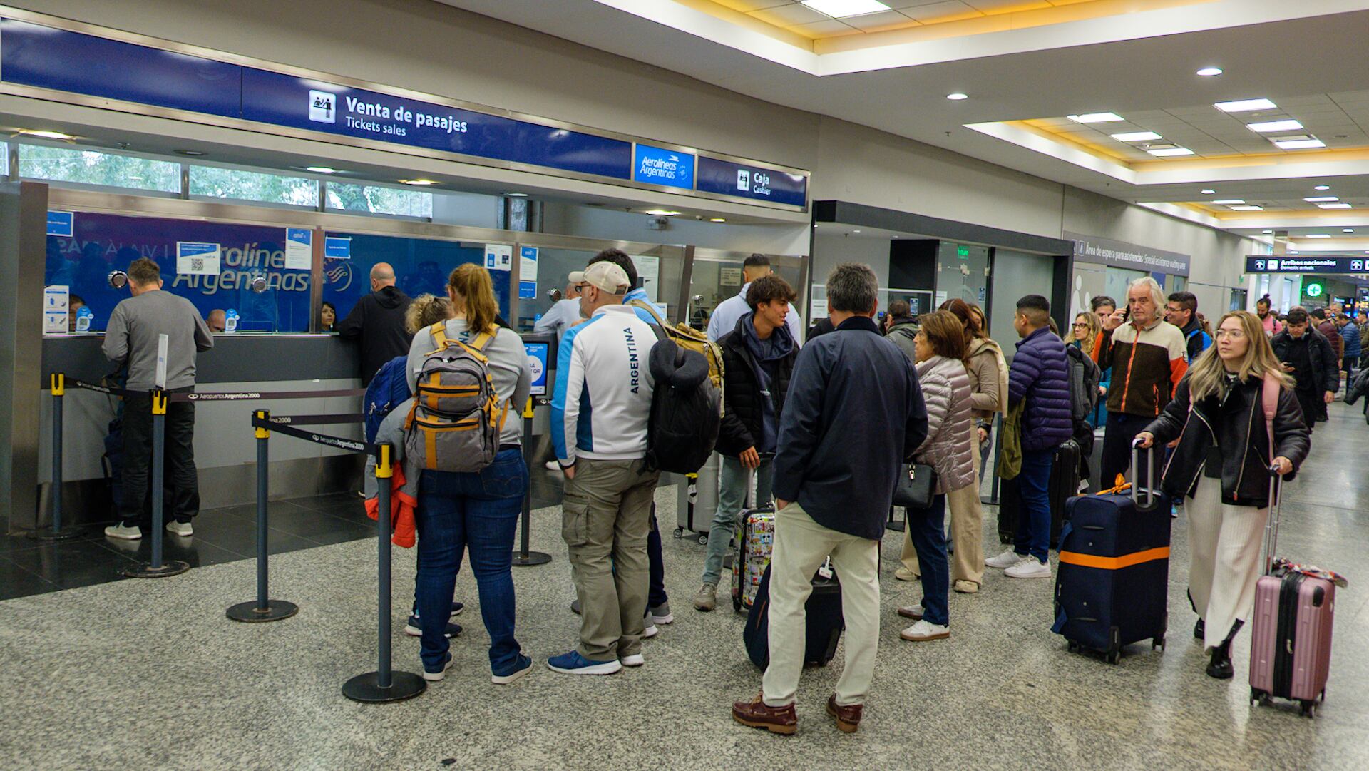 Asamblea Aerolíneas Argentinas en Aeroparque