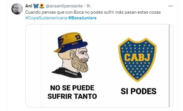 memes boca cruzeiro sudamericana