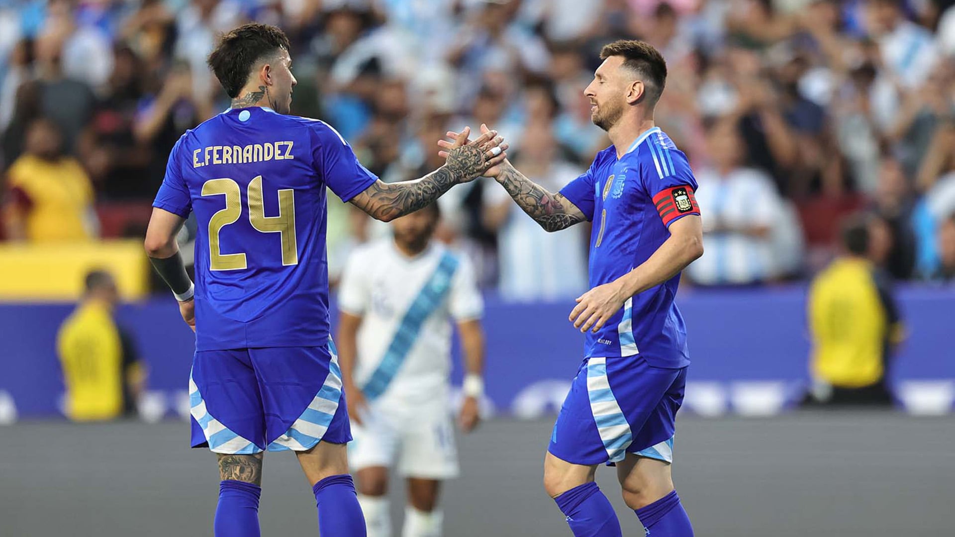 Argentina vs. Guatemala, Amistoso