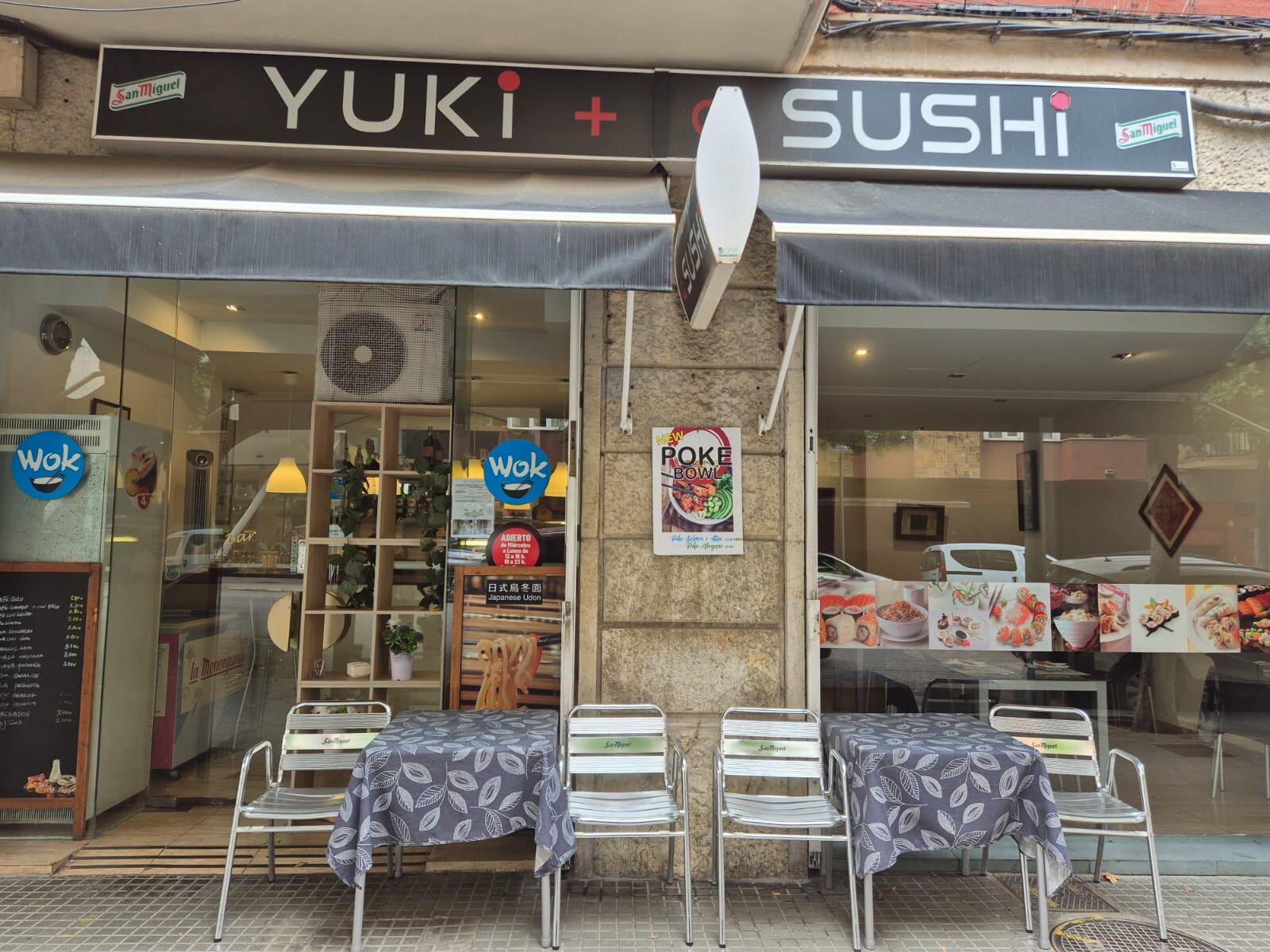 Restaurante Yuki + Q sushi, en la calle Ramón y Cajal