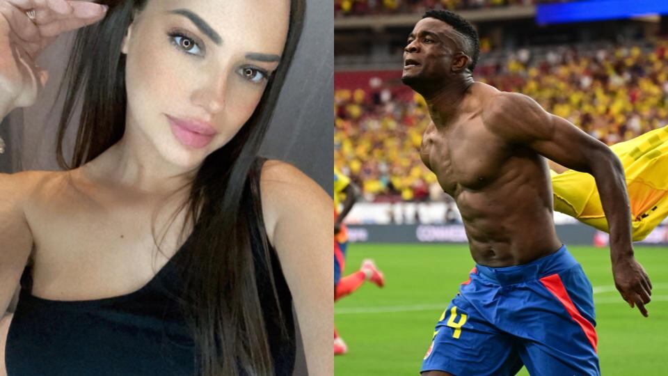 Anabel García es la pareja de Jhon Córdoba, delantero de la selección Colombia - crédito @anabel_g25/Instagram y Daniel Bartel/USA TODAY Sports