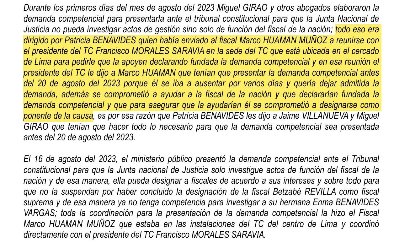 Declaración de aspirante a colaborador eficaz