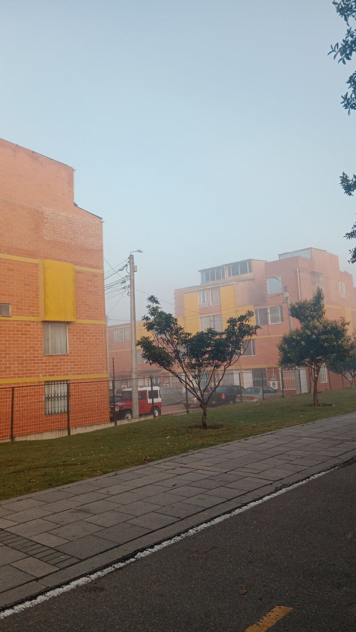 Madrugada del primero de octubre amaneció con niebla en varios sectores de la ciudad - crédito @Schierke_Mau/X