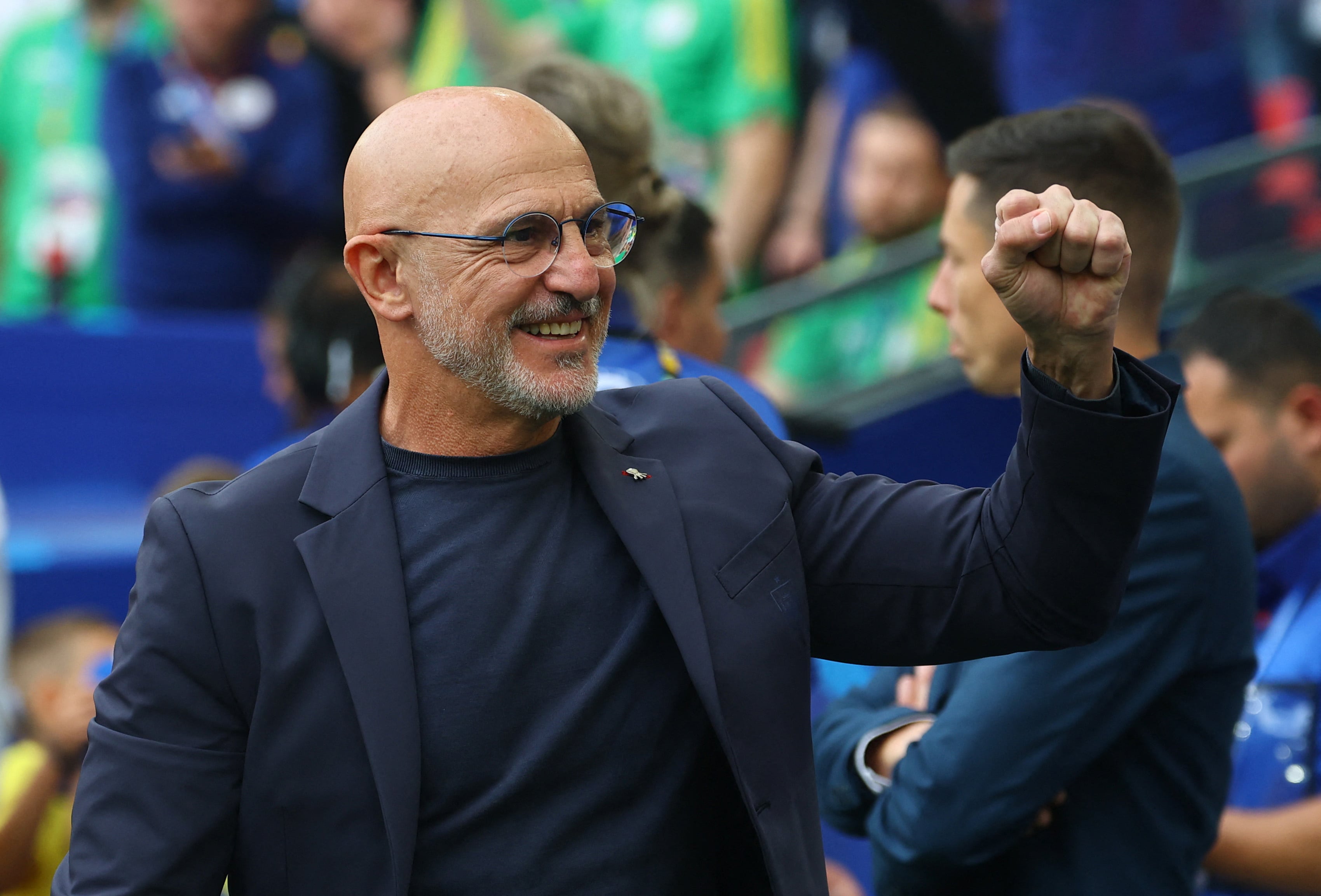 El seleccionador español, Luis de la Fuente (REUTERS/Kai Pfaffenbach)