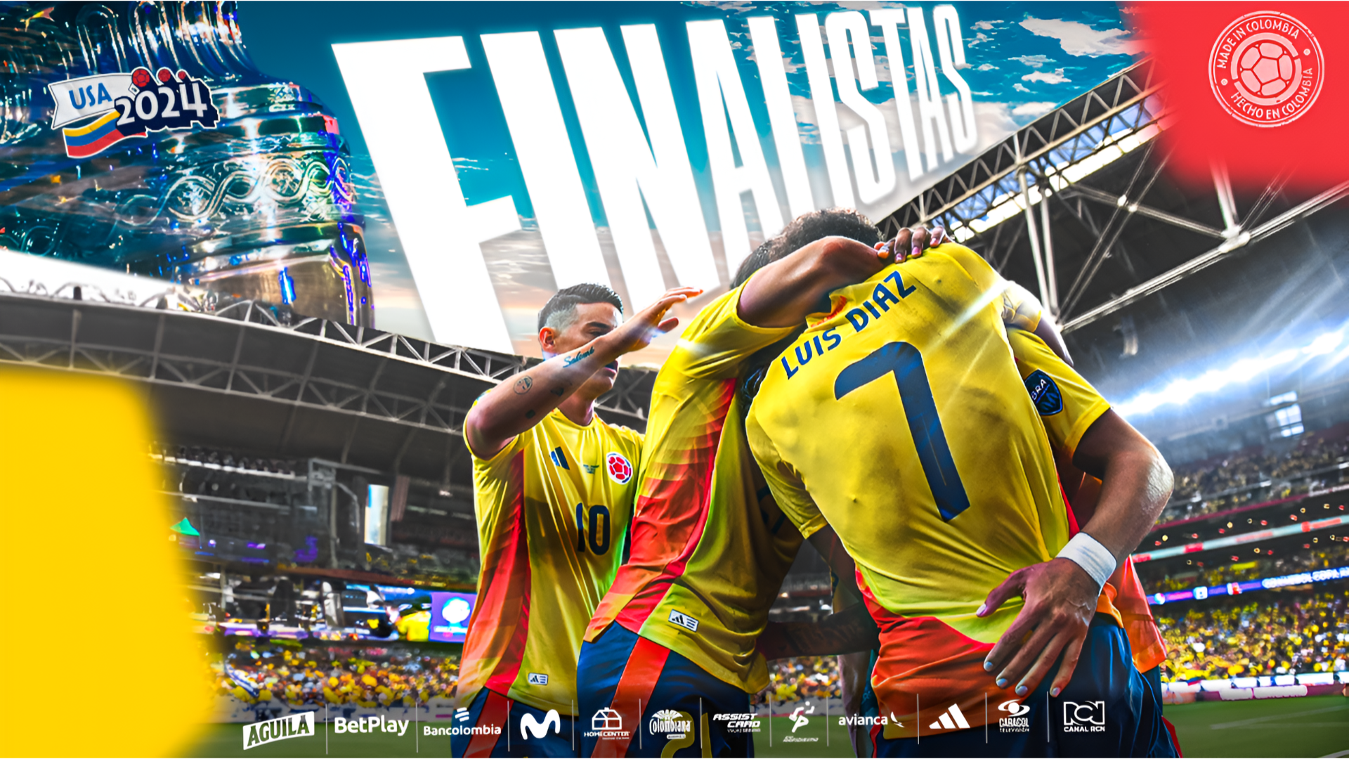 Después de 23 años Colombia clasifica a una final de Copa América - crédito Federación Colombiana de Fútbol