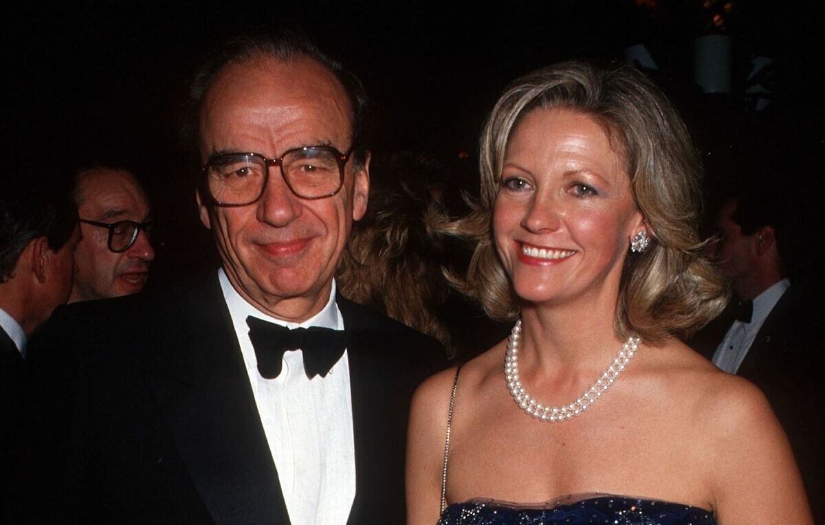 Rupert Murdoch y Anna Torv.