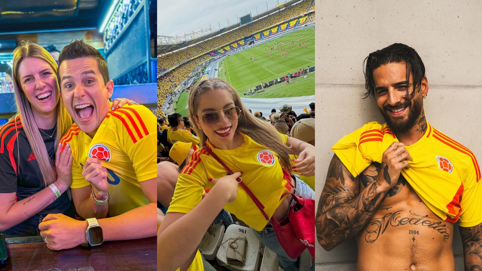 Sebastián Vega, Ornella Sierra y Maluma entre los famosos que celebraron a la selección