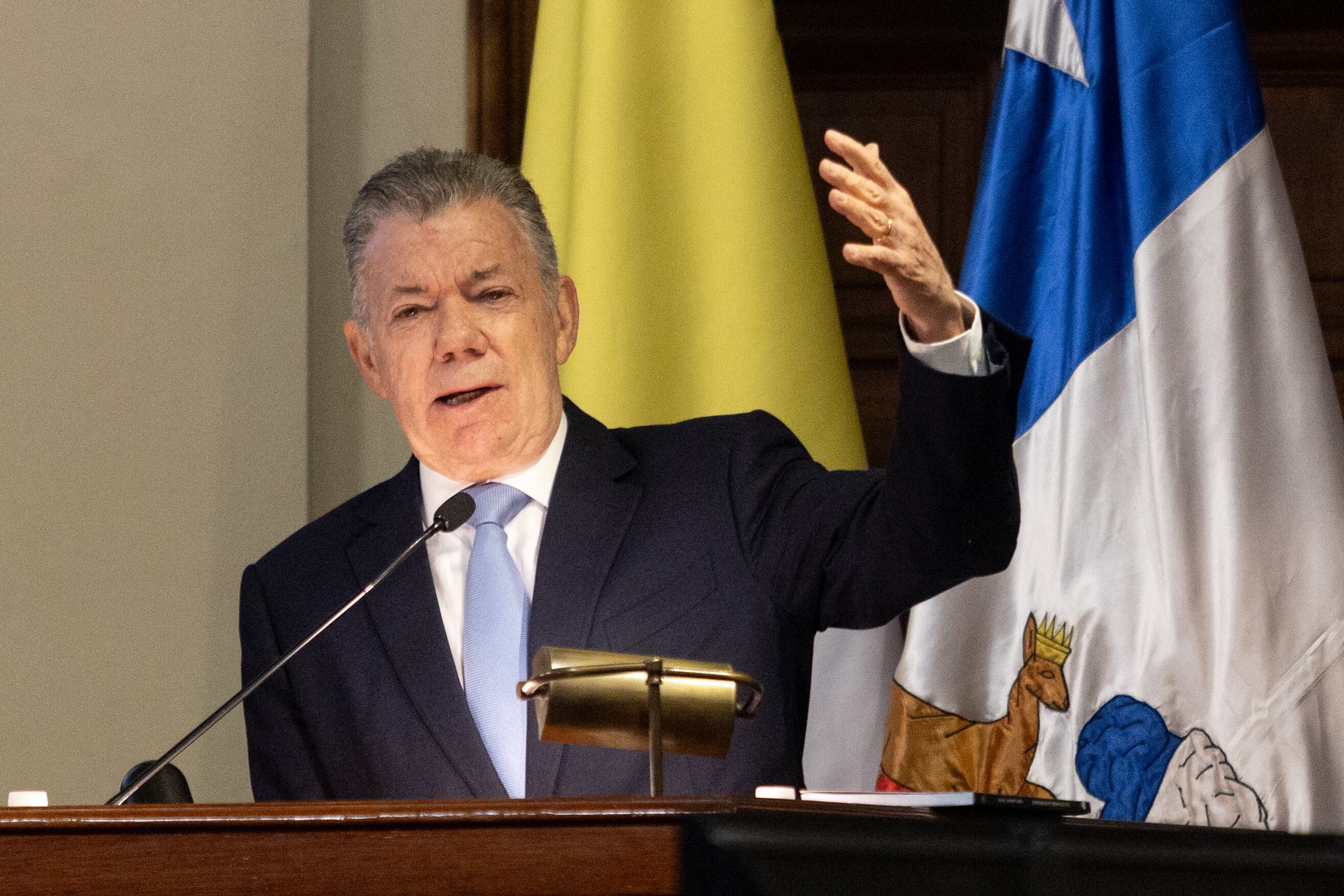 Juan Manuel Santos, expresidente de Colombia - crédito Ailen Díaz/EFE
