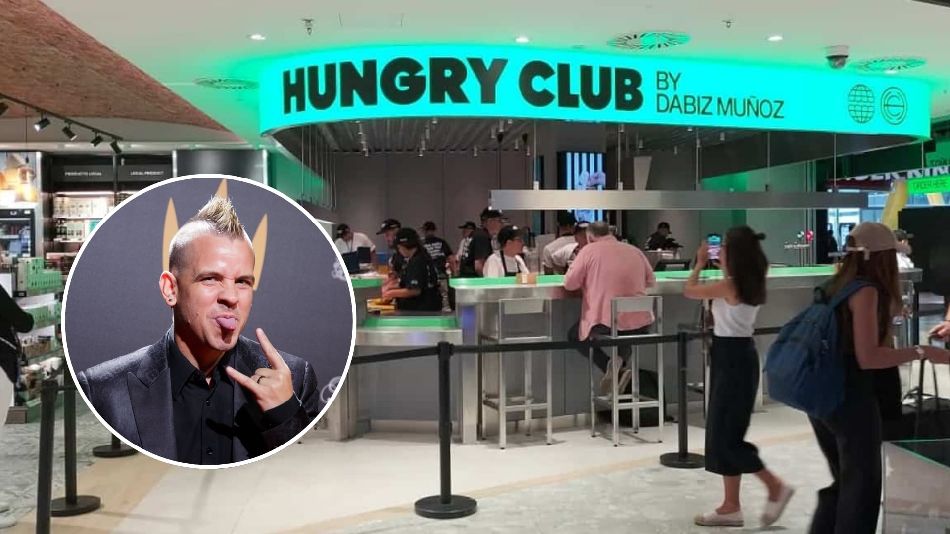 Todo sobre Hungry Club, el nuevo restaurante de Dabiz Muñoz en el aeropuerto Adolfo Suárez Madrid-Barajas