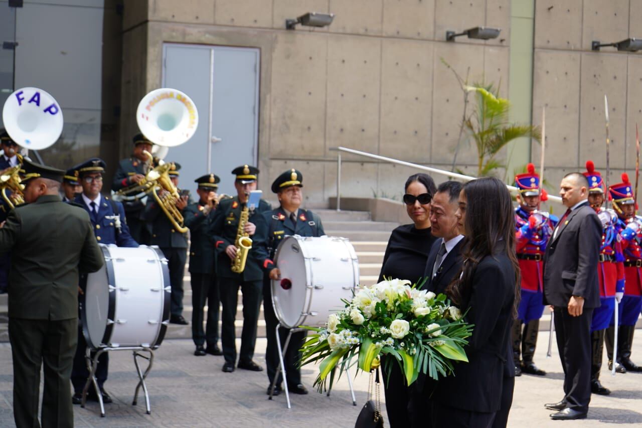 Velorio de Alberto Fujimori en el Ministerio de la Cultura