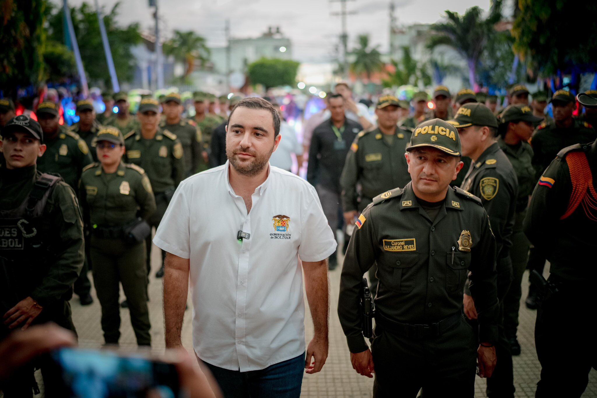 Yamil Arana, gobernador de Bolívar - crédito @YamilHAranaP/X