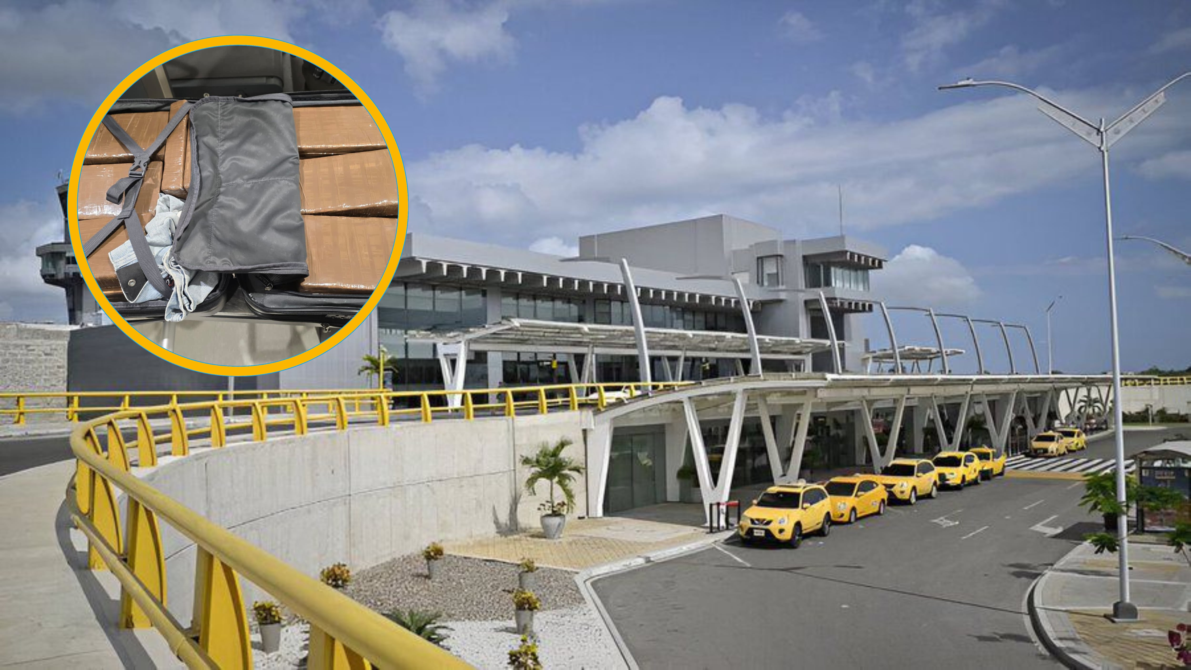 Arrestaron a un español en el aeropuerto de Barranquilla: trató de viajar con casi cinco kilos de coca