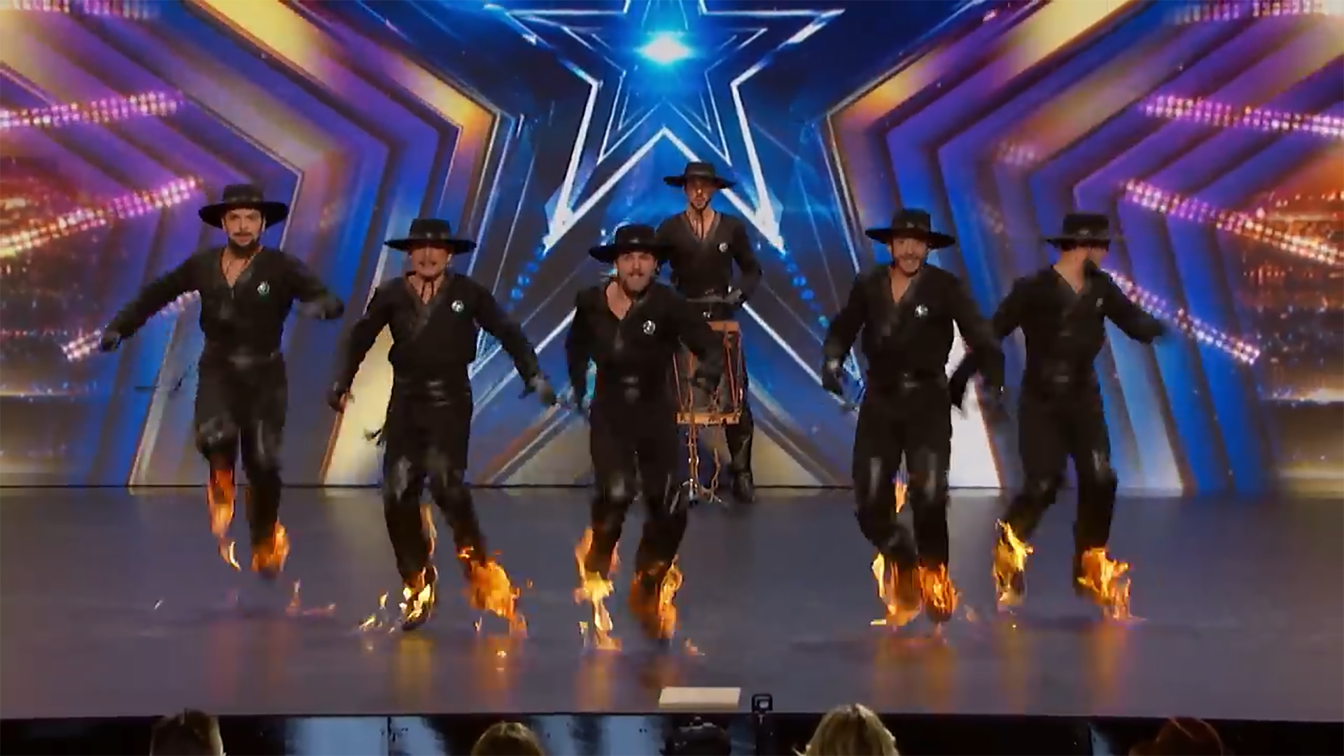 El grupo de malambo Legión que arrasó en America's Got Talent con un baile con fuego