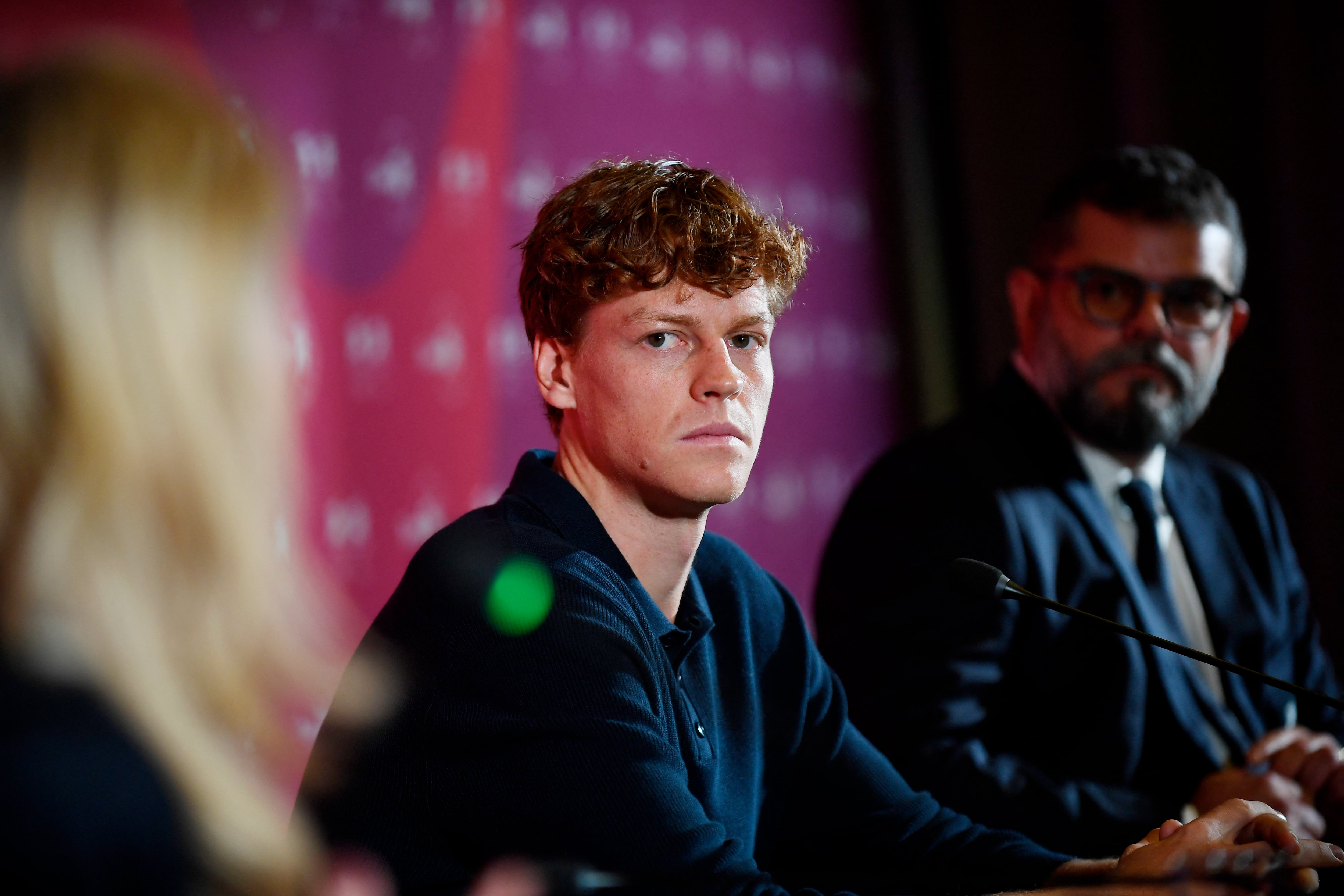 Jannik Sinner en la presentación del embajador para los Juegos de Invierno de 2026. (Massimo Pinca/REUTERS)