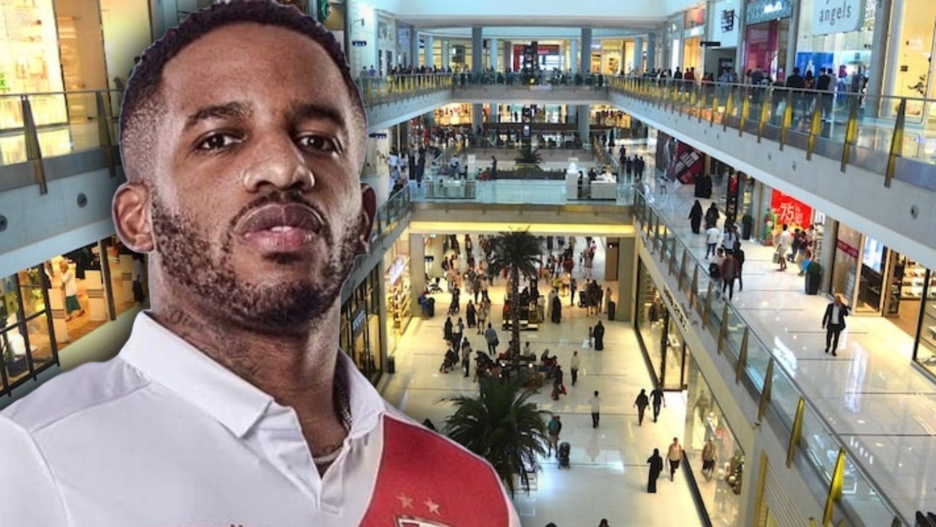 Jefferson Farfán presentó oficialmente su primer mall. Composición infobae Peru