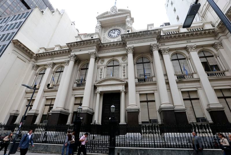 La sede del Banco Central, en el microcentro porteño.