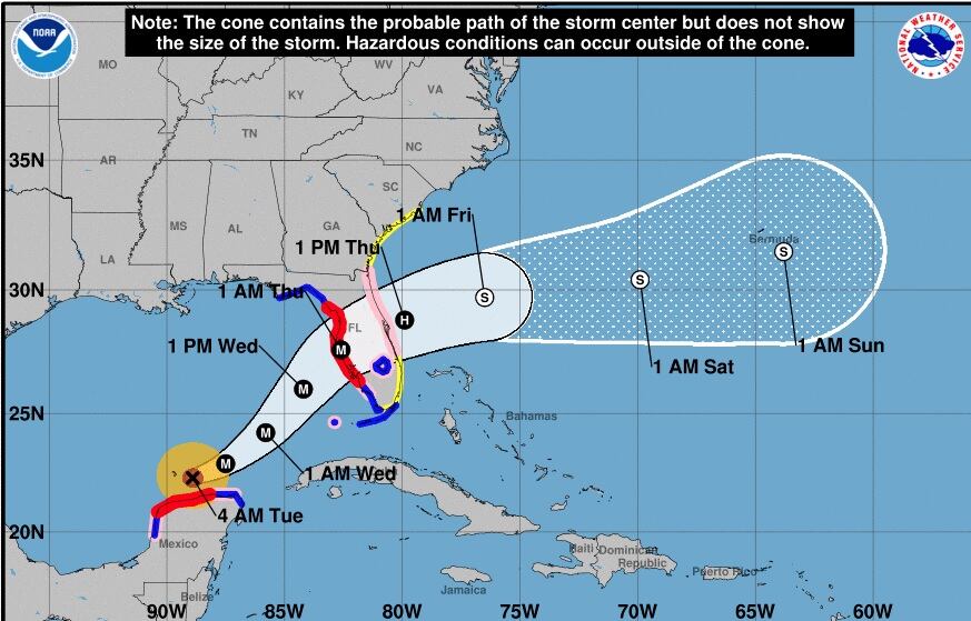huracan milton martes 4 AM EEUU