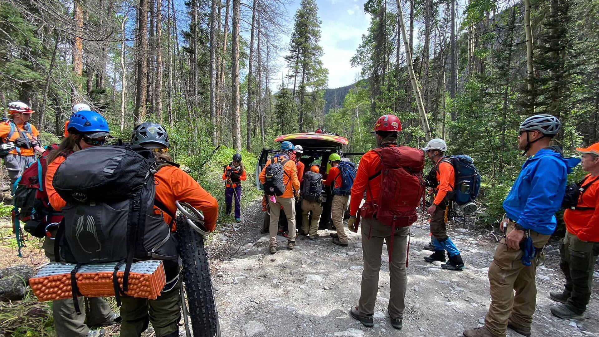 Hiker perdido en Colorado