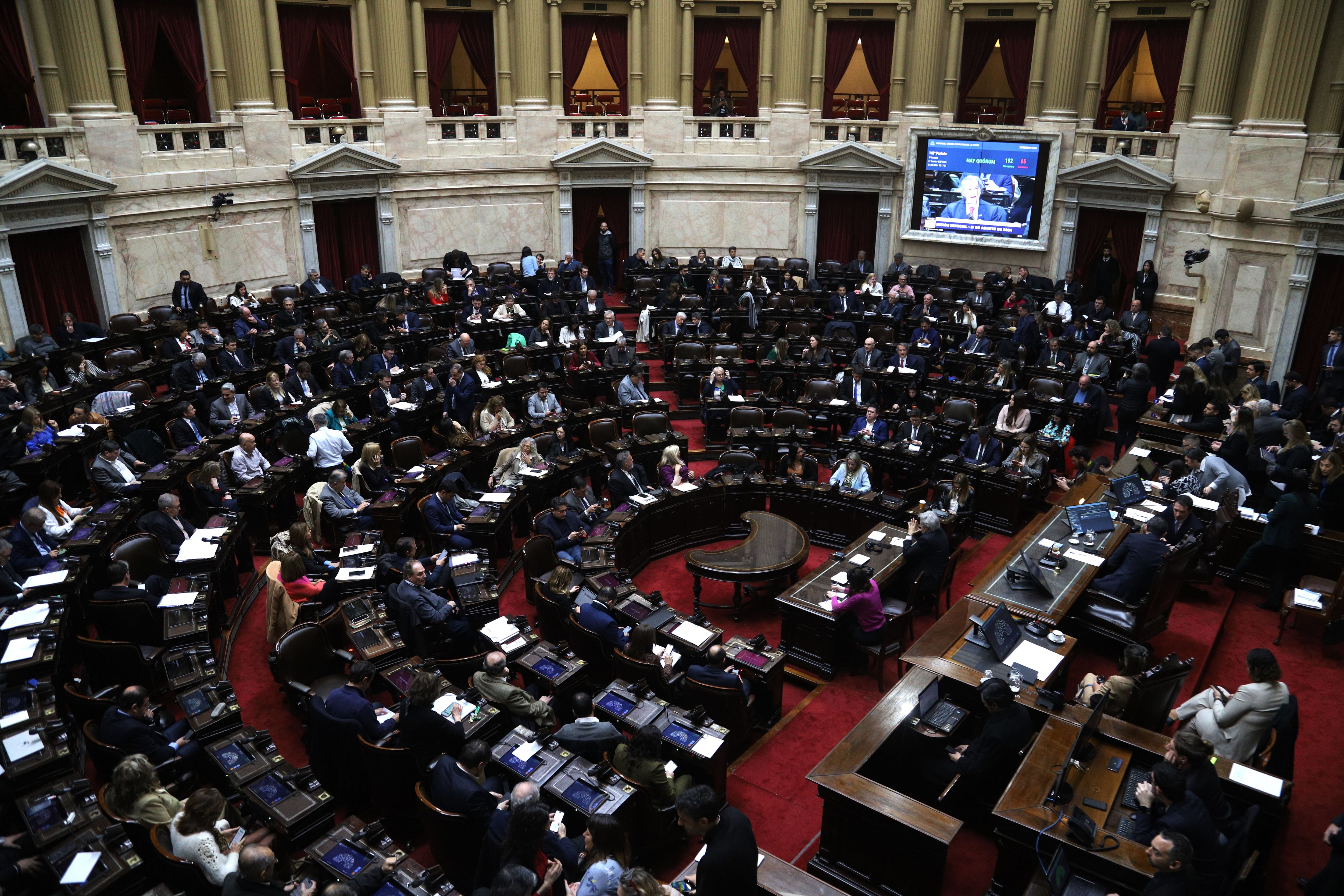 Sesión de  la Cámara de Diputados 21-08-2024