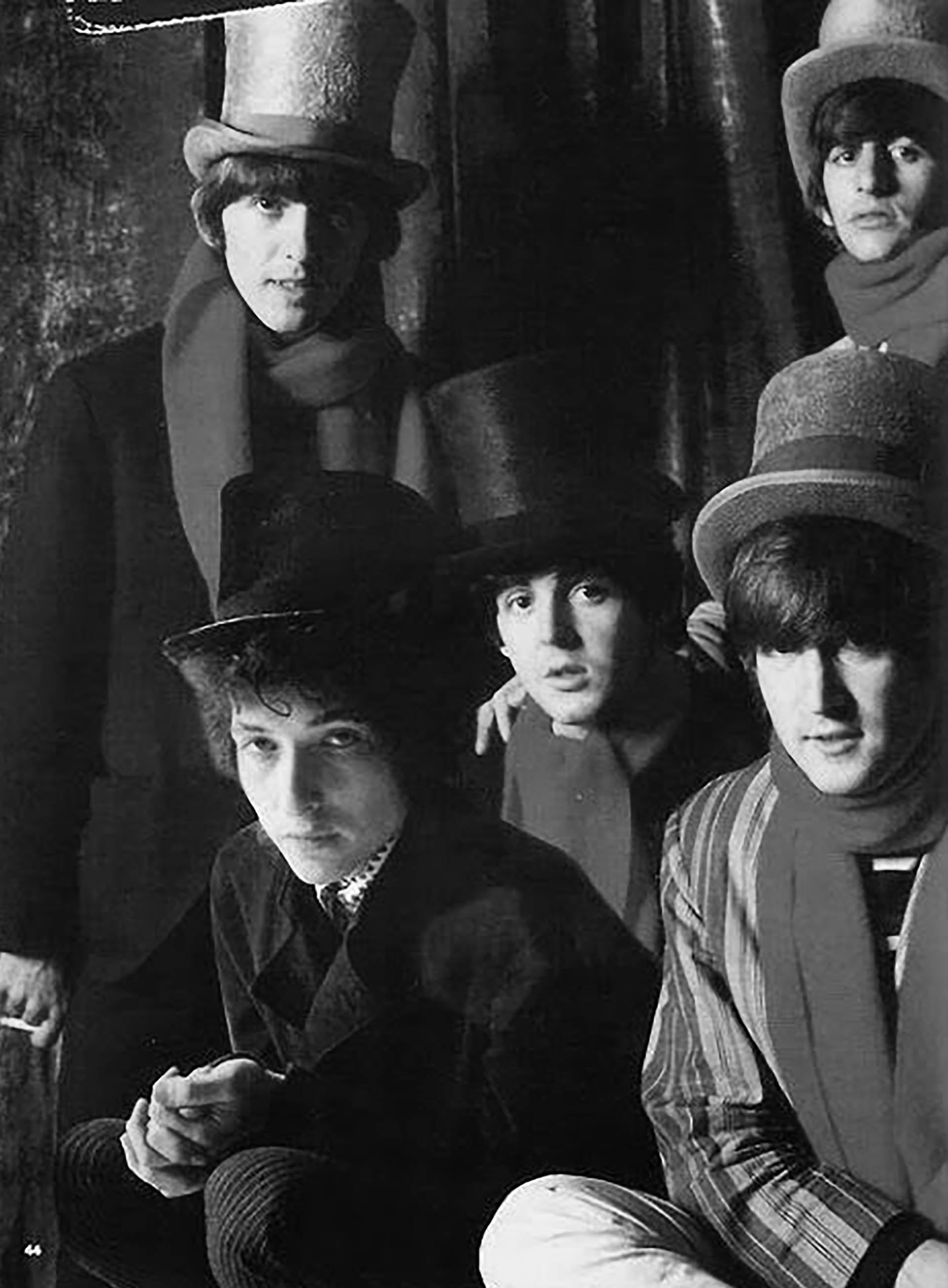 Los Beatles y Bob Dylan, el hombre que los inició en la experiencia cannábica