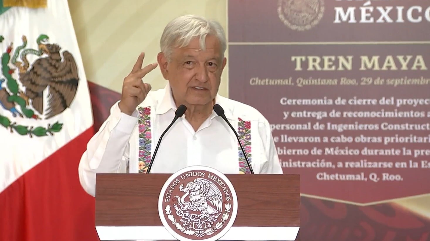 AMLO conferencia Tren Maya