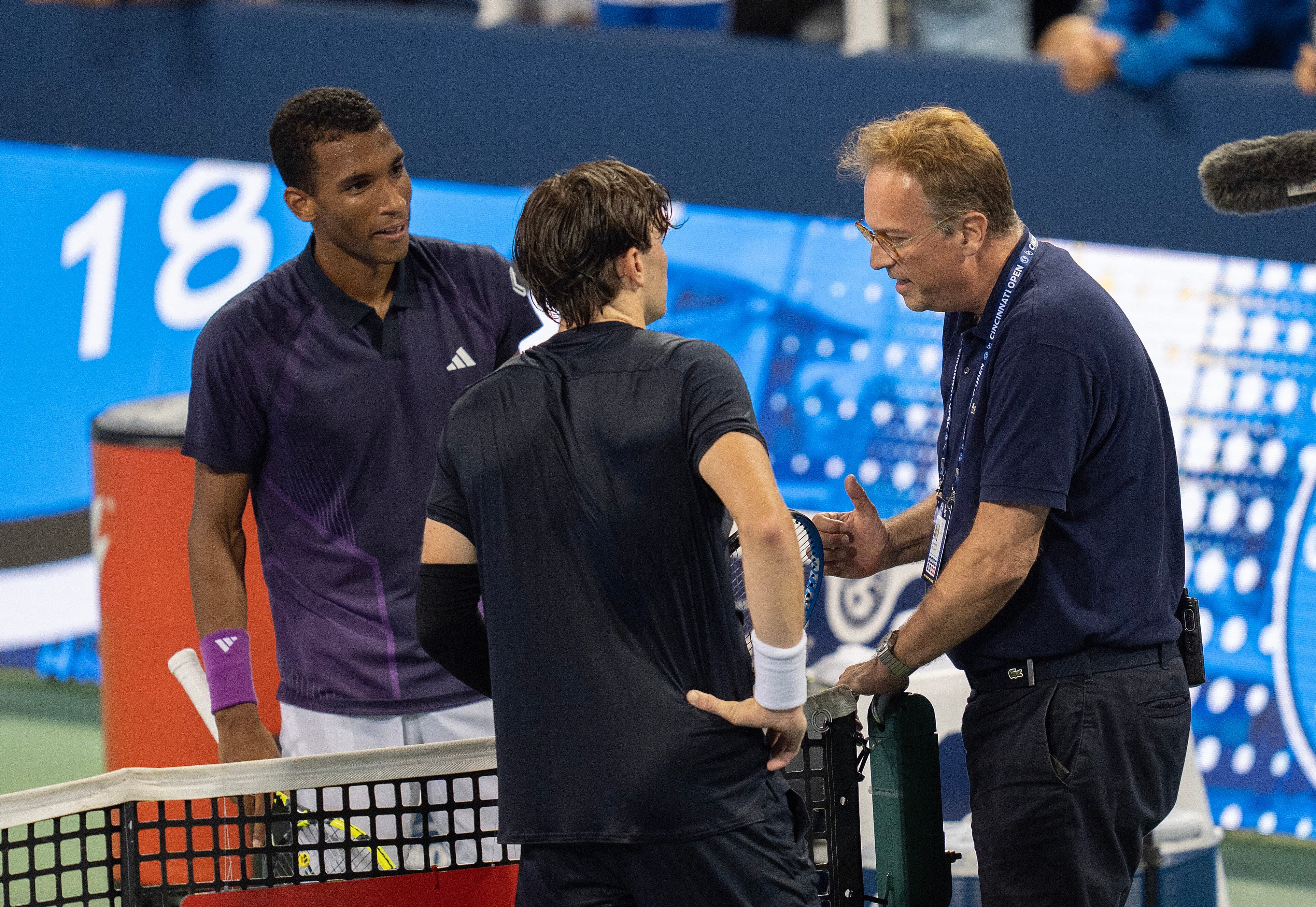 El debate entre Felix Auger-Aliassime, Jack Draper y el supervisor de la ATP tras un punto que generó controversia (Susan Mullane-USA TODAY Sports)