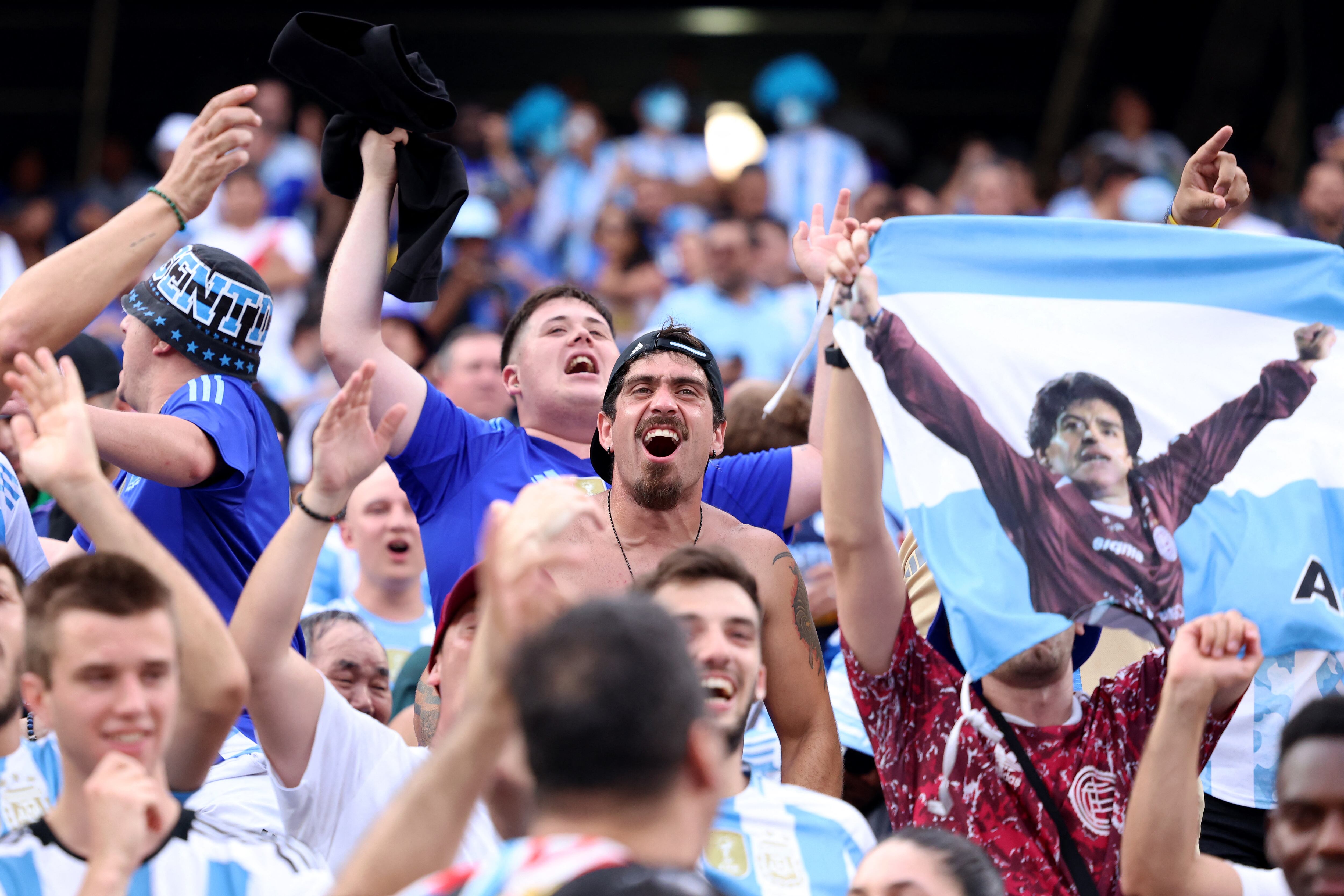 Copa América 2024 - Argentina Canadá - Hinchada