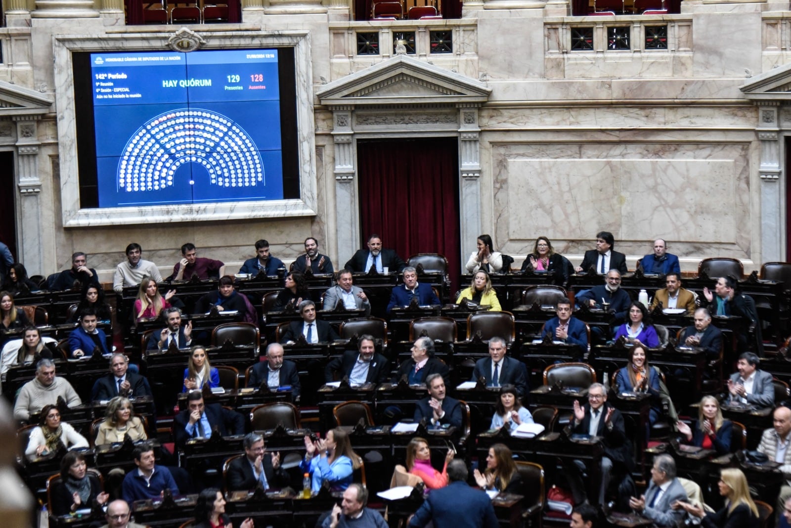 Sesión de la Cámara de Diputados - DNU SIDE -21-08-2024