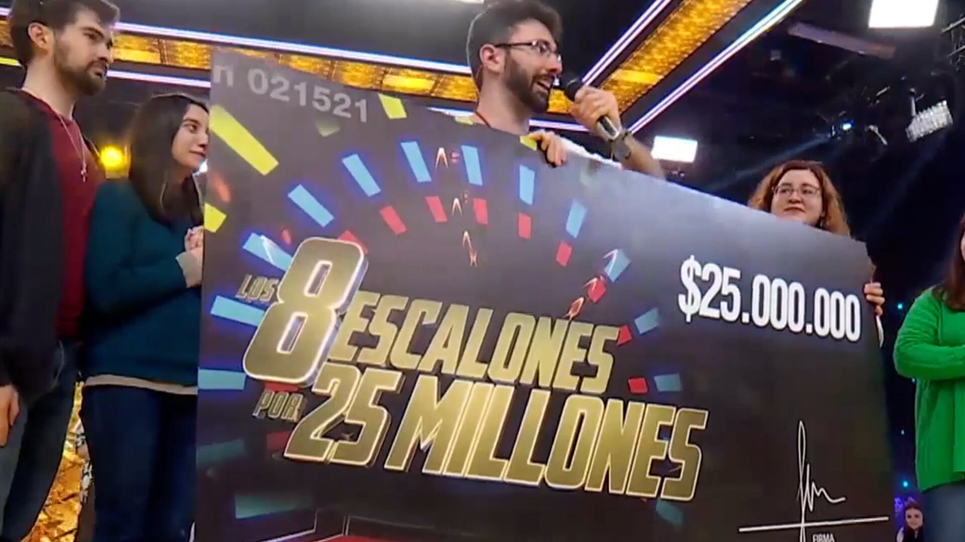 Los 8 escalones entregó 25 millones de pesos