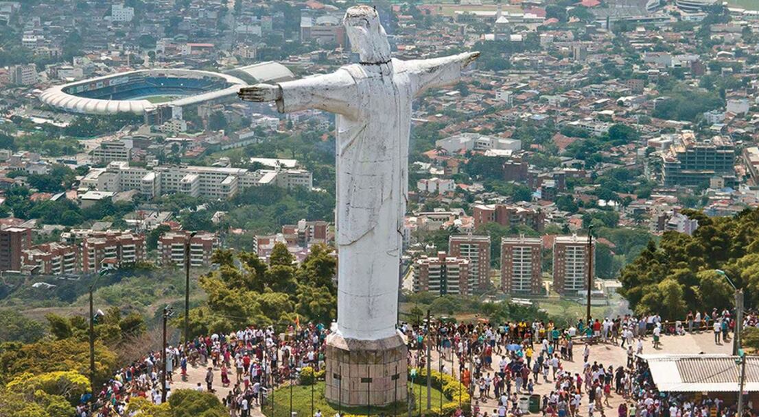 Monumento del Cristo Rey hace parte de los ambiciosos proyectos de infraestructura que continuaran bajo ejecución del mandato de Alejandro Eder - crédito Alcaldía de Cali