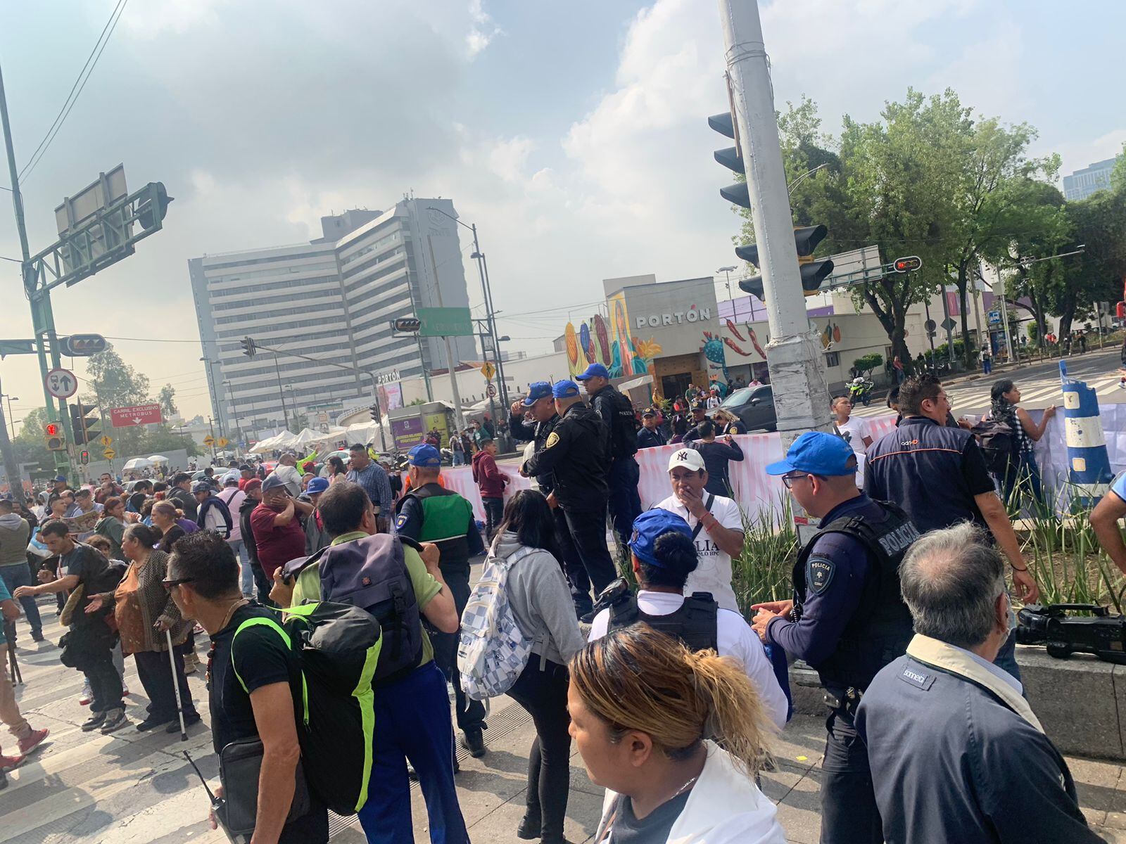 Manifestaciones colectivos CDMX. Especial