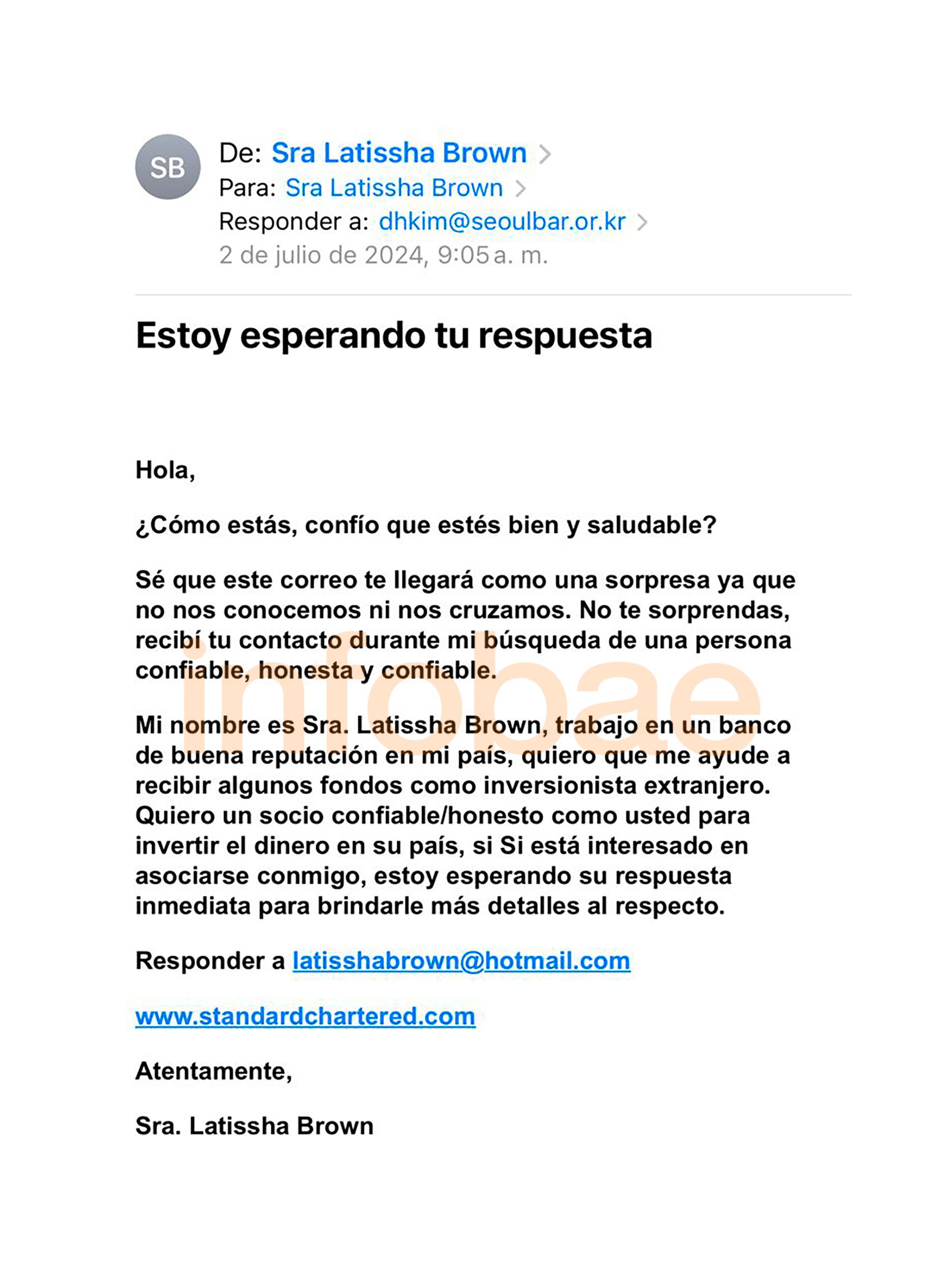 Captura mail con marca de agua