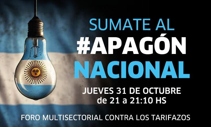 Apagón nacional contra las tarifas