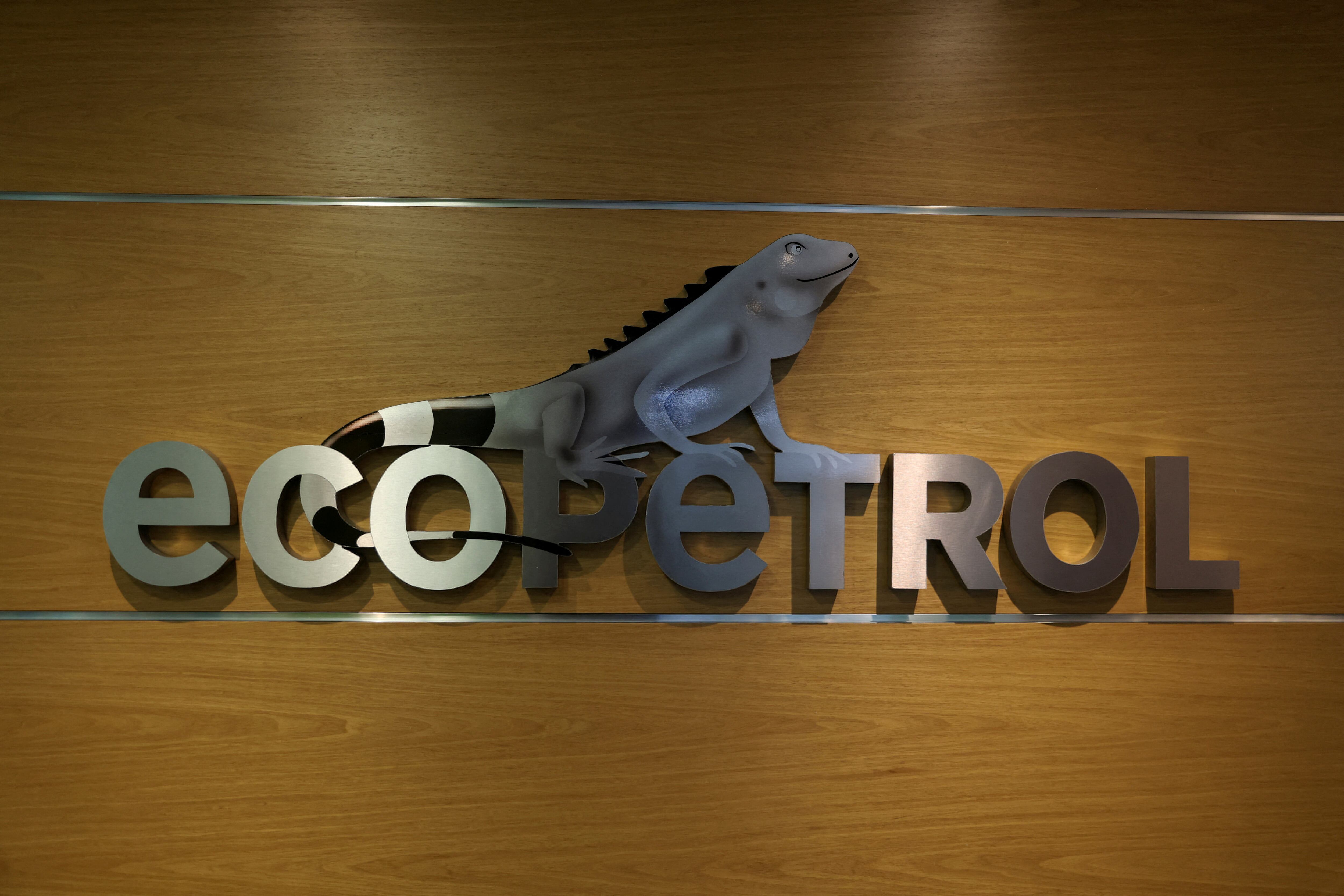 FILE PHOTO: The logo of Ecopetrol is pictured at its headquarters in Bogota, Colombia July 11, 2023. REUTERS/Luisa Gonzalez/File Photo